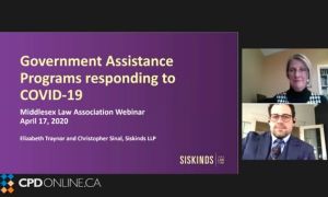 Latest "Federal Programs for Workers and Employers due to COVID-19”