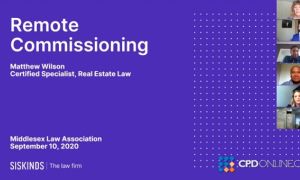 Remote Commissioning and Potpourri Real Estate Update