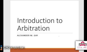 How do I Arbitrate?; Pure Economic Loss and Maple Leaf Foods