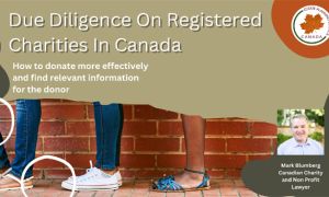 Due Diligence on Registered Charities in Canada